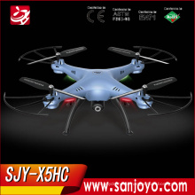 Syma X5HC original com câmera HD de 2 MP 2.4G 4CH 6Axis modo sem cabeça RC Quadcopter RTF